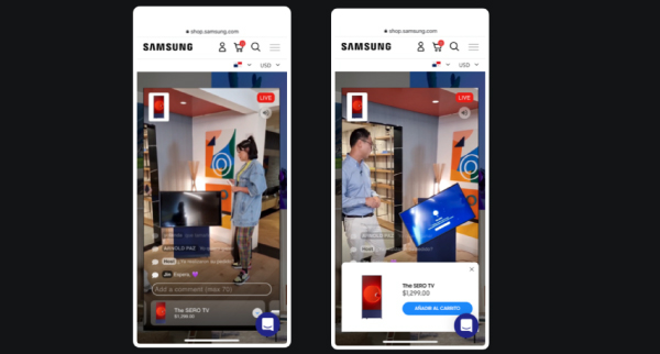 Smartzer live shopping
