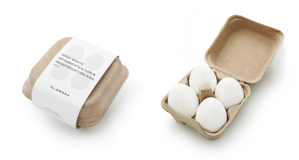 Slowood's zero waste dehumidification & deodorization egg
