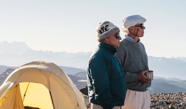 Douglas Tompkins, founder of The North Face, and Yvon Chouinard, founder of Patagonia.